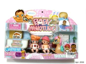 пупсики маленькие с аксессуарами   лялька пупс купити цына артикул 2530LM Baby miniature ( пупсики маленькие с аксессуарами   лялька пупс купити цына артикул 2530LM Baby miniature (