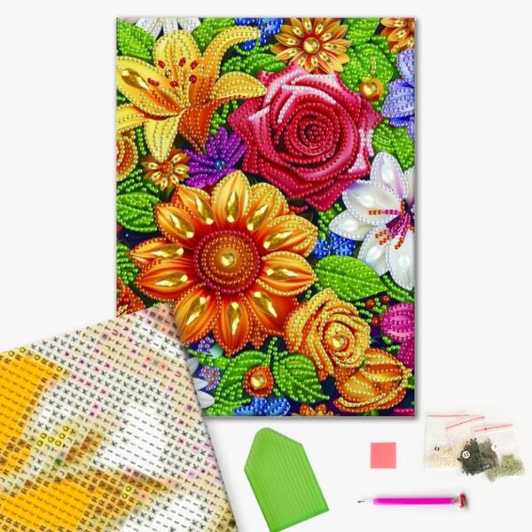 Алмазна мозаїка 25х25 BH028 Квіткова ніжність brushme Брашми Ціна (цена) 162.50грн. | придбати  купити (купить) Алмазна мозаїка 25х25 BH028 Квіткова ніжність brushme Брашми доставка по Украине, купить книгу, детские игрушки, компакт диски 1