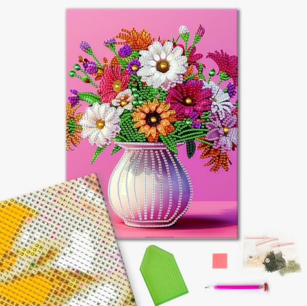 Алмазна мозаїка 25х25 BH026 Букет для настрою brushme Брашми Ціна (цена) 162.50грн. | придбати  купити (купить) Алмазна мозаїка 25х25 BH026 Букет для настрою brushme Брашми доставка по Украине, купить книгу, детские игрушки, компакт диски 1