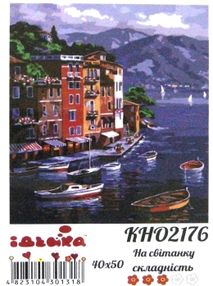 Розпис по номерах 40х50 КНО2176 На світанку 2 "Ідейка"