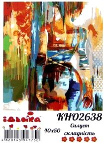 картина по номерам идейка   розпис по номерах ідейка  артикул КНО2638 силует ро