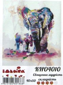 Розпис по номерах 40х50 КНО4010 Священна мудрість "Ідейка"