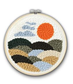 Вишивка килимова 20х20 PMBR007 Де сходить сонце brushme Брашми