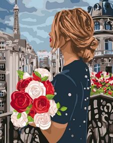 Розпис по номерах 40х50 КНО4707 Незабутній вечір "Ідейка"