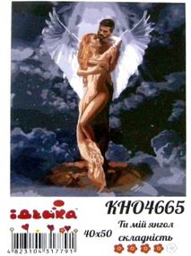 Розпис по номерах 40х50 КНО4665 Ти мій янгол "Ідейка"