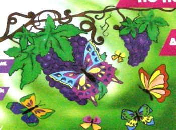 ИД Розпис по полотну 25*30 7106 Оксамитові метелики "Ідейка"