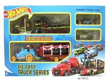 ИД Трейлер 900-2С с машинками (32,8х5,2х18,3см)