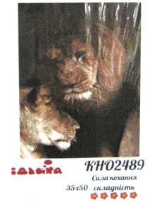 Розпис по номерах 35х50 КНО2489 Сила любові "Ідейка"