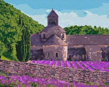 Розпис по номерах 40х50 КНО2292 Аромат лаванди "Ідейка"