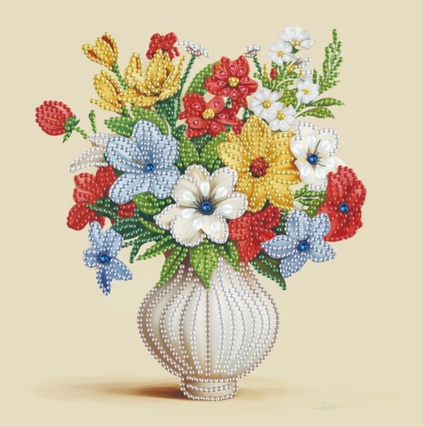 Алмазна мозаїка 25х25 BH027 Квіти у вазі brushme Брашми Ціна (цена) 162.50грн. | придбати  купити (купить) Алмазна мозаїка 25х25 BH027 Квіти у вазі brushme Брашми доставка по Украине, купить книгу, детские игрушки, компакт диски 0
