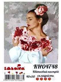картина по номерам идейка   розпис по номерах ідейка  артикул КНО4748 квітковий