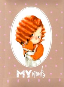 блокнот 100х130 руденька дівчинка (тверда обкладинка, поролон) ТО-11