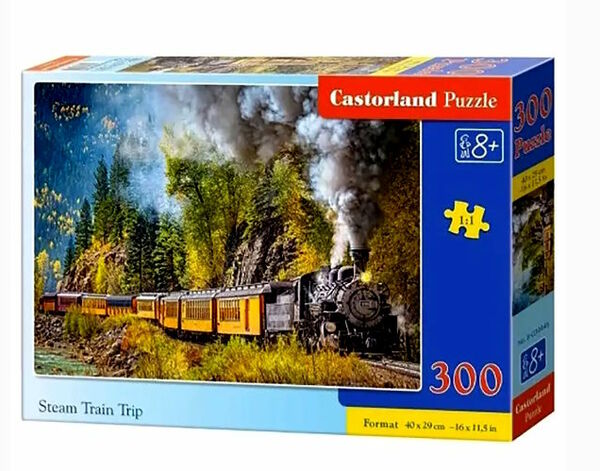 пазли castorland 300 елементів steam train trip 030446 Ціна (цена) 160.40грн. | придбати  купити (купить) пазли castorland 300 елементів steam train trip 030446 доставка по Украине, купить книгу, детские игрушки, компакт диски 0