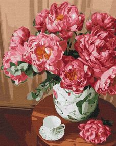 Розпис по номерах 40х50 КНО3048 Ранкова насолода "Ідейка"