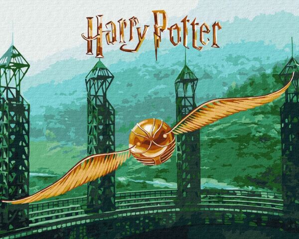 Розпис по номерах 40х50 KHO5225 Harry Potter Золотий Снітч з фарбами металік extra Ідейка Ціна (цена) 253.40грн. | придбати  купити (купить) Розпис по номерах 40х50 KHO5225 Harry Potter Золотий Снітч з фарбами металік extra Ідейка доставка по Украине, купить книгу, детские игрушки, компакт диски 0