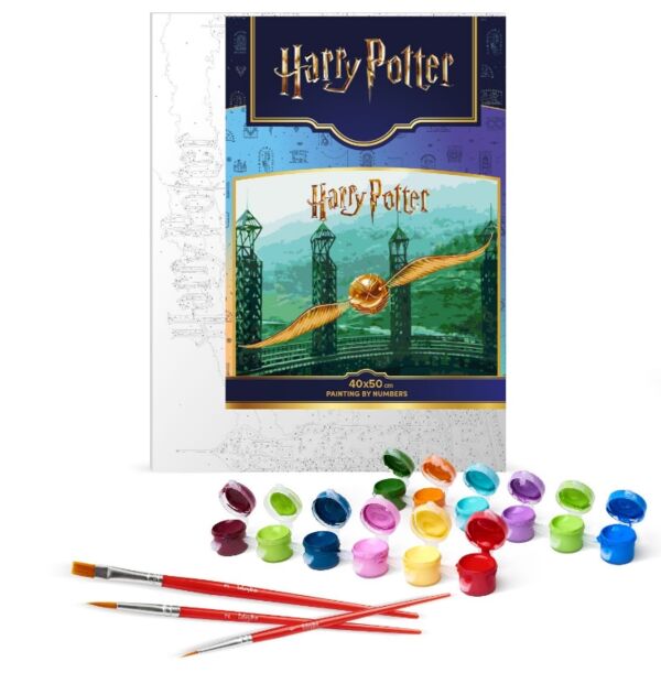 Розпис по номерах 40х50 KHO5225 Harry Potter Золотий Снітч з фарбами металік extra Ідейка Ціна (цена) 253.40грн. | придбати  купити (купить) Розпис по номерах 40х50 KHO5225 Harry Potter Золотий Снітч з фарбами металік extra Ідейка доставка по Украине, купить книгу, детские игрушки, компакт диски 1