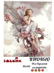 картина по номерам идейка   розпис по номерах ідейка  артикул КНО4610 фея гармо