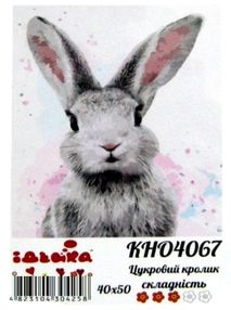 Розпис по номерах 40х50 КНО4067 Цукровий кролик "Ідейка"