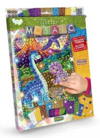 блискуча мозаїка Glitter mosaic БМ-03-01 Dino