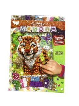 блискуча мозаїка Glitter mosaic БМ-03-03 Tiger Ціна (цена) 52.10грн. | придбати  купити (купить) блискуча мозаїка Glitter mosaic БМ-03-03 Tiger доставка по Украине, купить книгу, детские игрушки, компакт диски 0