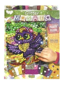 блискуча мозаїка Glitter mosaic БМ-03-04 Owl Ціна (цена) 52.10грн. | придбати  купити (купить) блискуча мозаїка Glitter mosaic БМ-03-04 Owl доставка по Украине, купить книгу, детские игрушки, компакт диски 0