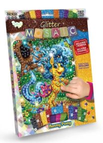 блискуча мозаїка Glitter mosaic БМ-03-07 Funny Pony