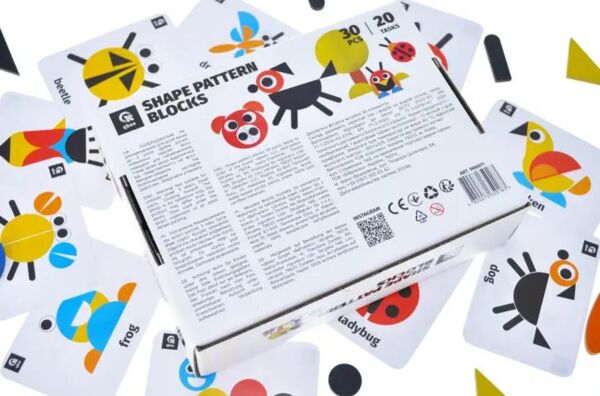 Деревяна гра Фігурна мозаїка 30 елементів Ціна (цена) 326.90грн. | придбати  купити (купить) Деревяна гра Фігурна мозаїка 30 елементів доставка по Украине, купить книгу, детские игрушки, компакт диски 1