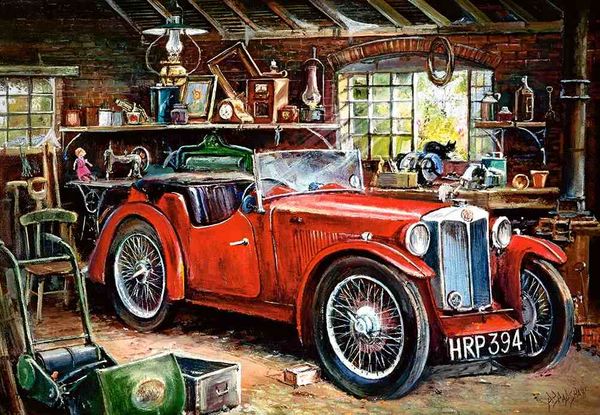 пазли castorland 1000 елементів vintage garage 104574 Ціна (цена) 228.00грн. | придбати  купити (купить) пазли castorland 1000 елементів vintage garage 104574 доставка по Украине, купить книгу, детские игрушки, компакт диски 2