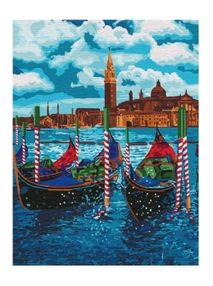 Розпис по номерах 40х50 КНО2749 Венеціанське таксі "Ідейка"