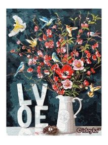 картина по номерам идейка   розпис по номерах ідейка  артикул КНО13119 з любов'