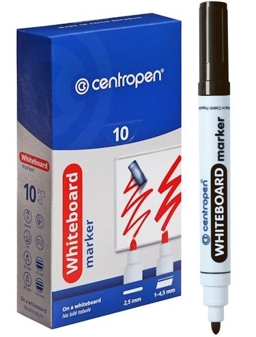 маркер для сухостираючих дошок 8559 чорний круглий Centropen Ціна (цена) 28.70грн. | придбати  купити (купить) маркер для сухостираючих дошок 8559 чорний круглий Centropen доставка по Украине, купить книгу, детские игрушки, компакт диски 0