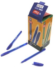 ручка кулькова flair star синя