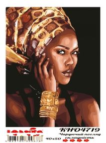 Розпис по номерах 40х50 КНО4719 Чаруючий погляд "Ідейка"