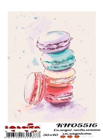 Розпис по номерах 30х40 КНО5516 Солодкі улюбленці "Ідейка"