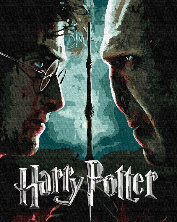 Розпис по номерах 40х50 KH5222 Harry Potter Гаррі та Волдеморт з фарбами металік extra Ідейка Ціна (цена) 253.40грн. | придбати  купити (купить) Розпис по номерах 40х50 KH5222 Harry Potter Гаррі та Волдеморт з фарбами металік extra Ідейка доставка по Украине, купить книгу, детские игрушки, компакт диски 0