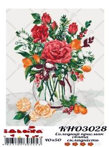 картина по номерам ідейка  розпис по номерах ідейка  артикул КНО3028 солодкий