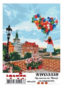 картина по номерам идейка   розпис по номерах ідейка  артикул КНО3518 гуляючи п