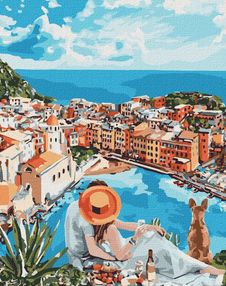 Розпис по номерах 40х50 КНО4647 Італійська романтика "Ідейка"
