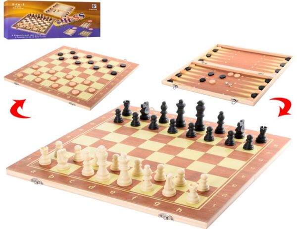Шахи 3 в 1 деревяні QP002 Ціна (цена) 387.20грн. | придбати  купити (купить) Шахи 3 в 1 деревяні QP002 доставка по Украине, купить книгу, детские игрушки, компакт диски 0