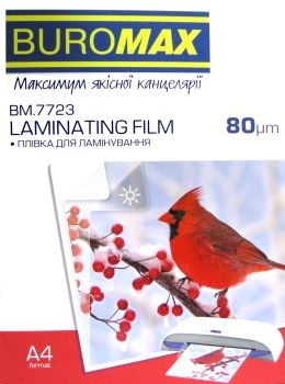 плівка для ламінування  100 листов формат а-4 / 80мкр  bm.7723  216х303мм Buromax Ціна (цена) 328.00грн. | придбати  купити (купить) плівка для ламінування  100 листов формат а-4 / 80мкр  bm.7723  216х303мм Buromax доставка по Украине, купить книгу, детские игрушки, компакт диски 0