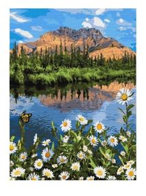 картина по номерам идейка   розпис по номерах ідейка  артикул КНО2833 гірський