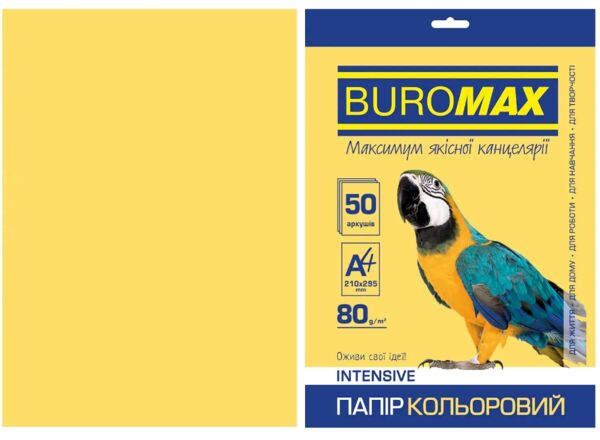 папір кольоровий А4/80 50арк Intensiv золото Buromax BM.2721350-23 Ціна (цена) 62.60грн. | придбати  купити (купить) папір кольоровий А4/80 50арк Intensiv золото Buromax BM.2721350-23 доставка по Украине, купить книгу, детские игрушки, компакт диски 1