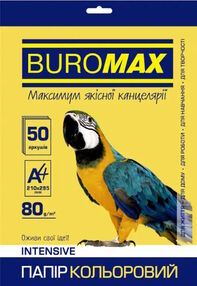 папір офісний кольоровий А4/80 50арк Intensiv золото Buromax BM.2721350-23