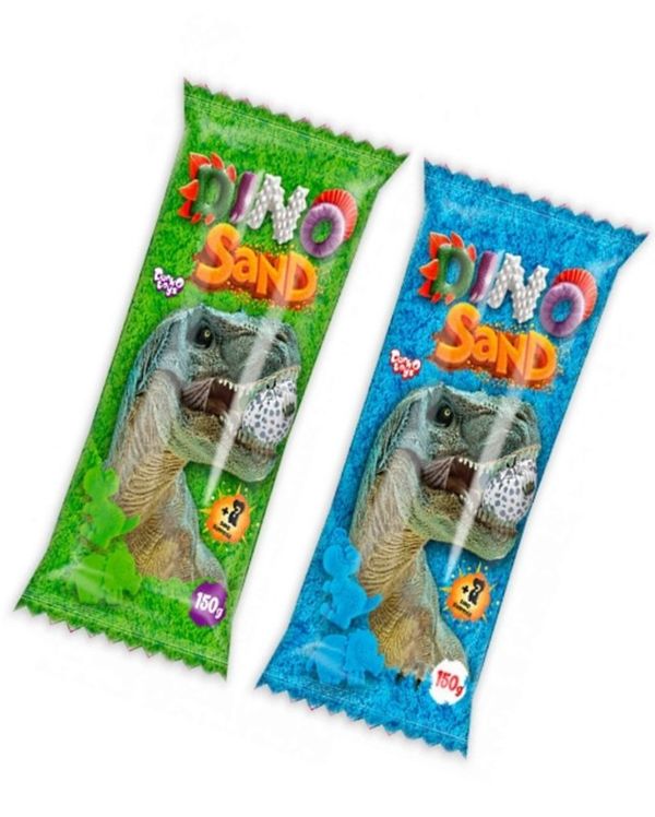 Кінетичний пісок Dino Sand 150гр  DS-01-01/02 УЦІНКА (потерта упаковка) Ціна (цена) 21.00грн. | придбати  купити (купить) Кінетичний пісок Dino Sand 150гр  DS-01-01/02 УЦІНКА (потерта упаковка) доставка по Украине, купить книгу, детские игрушки, компакт диски 1