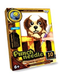 Набір Punch Needle Коврова вишивка Собачка PN-01-04