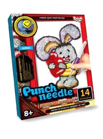 Набір Punch Needle Коврова вишивка Зайчик PN-01-10