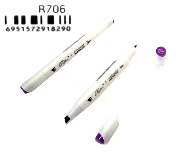 Скетч-маркер Raffine R706 Deep violet 7800-6CB Ціна (цена) 20.00грн. | придбати  купити (купить) Скетч-маркер Raffine R706 Deep violet 7800-6CB доставка по Украине, купить книгу, детские игрушки, компакт диски 1