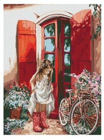 Розпис по номерах 40х50 КНО2324 Маленька принцеса "Ідейка"