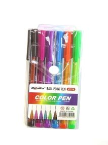 Набір масляних ручок 6кол  432М Color pen Набір масляних ручок 6кол  432М Color pen