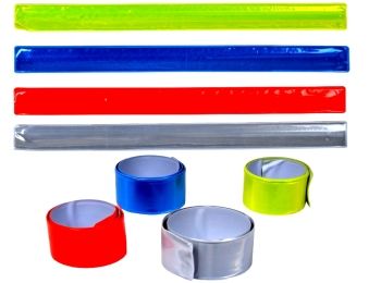 браслет світловідбиваючий 6520054 3 см ширина 40 см довжина